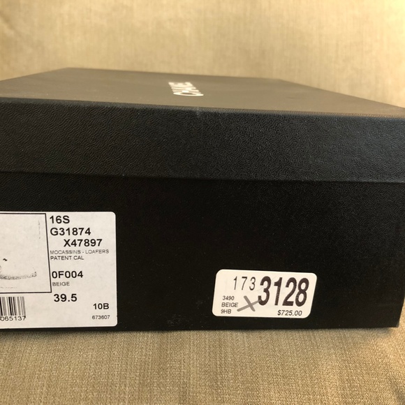 AUTHENTIC CHANEL CC NUDE/BEIGE ESPADRILLE LOAFERS - Picture 5 of 6